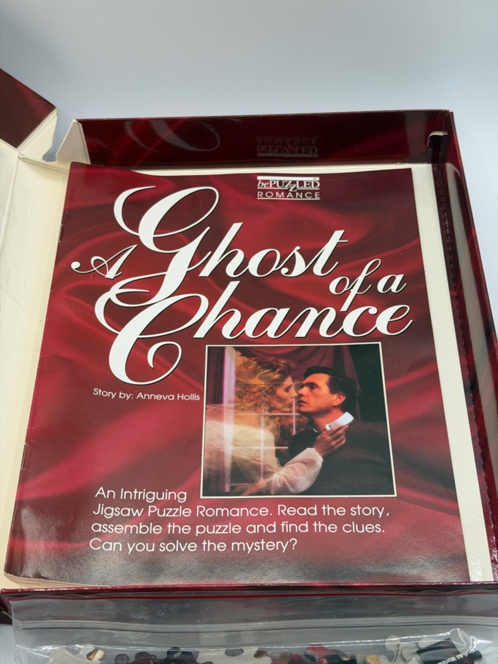 Ghost of a Chance 500 Piece Jigsaw Puzzle Clues Solve the Mystery Romance 1989 - Picture 13 of 15